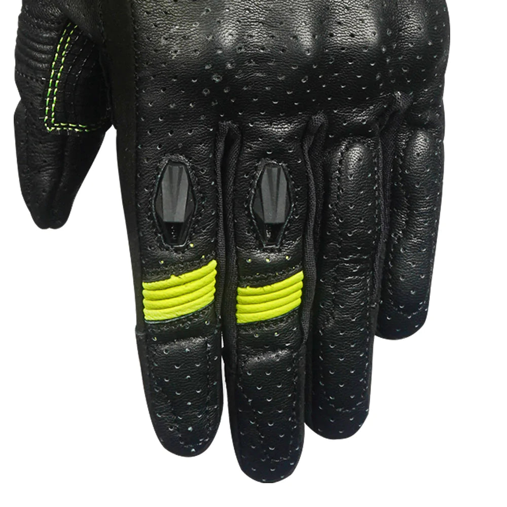 KORDA DRAG SHORT CUFF LEATHER RIDING GLOVES