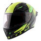 Bolt Macho Black Neon Yellow Helmet