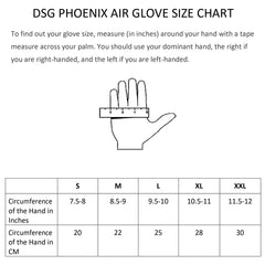 DSG Phoenix Air Gloves (Black White Red)
