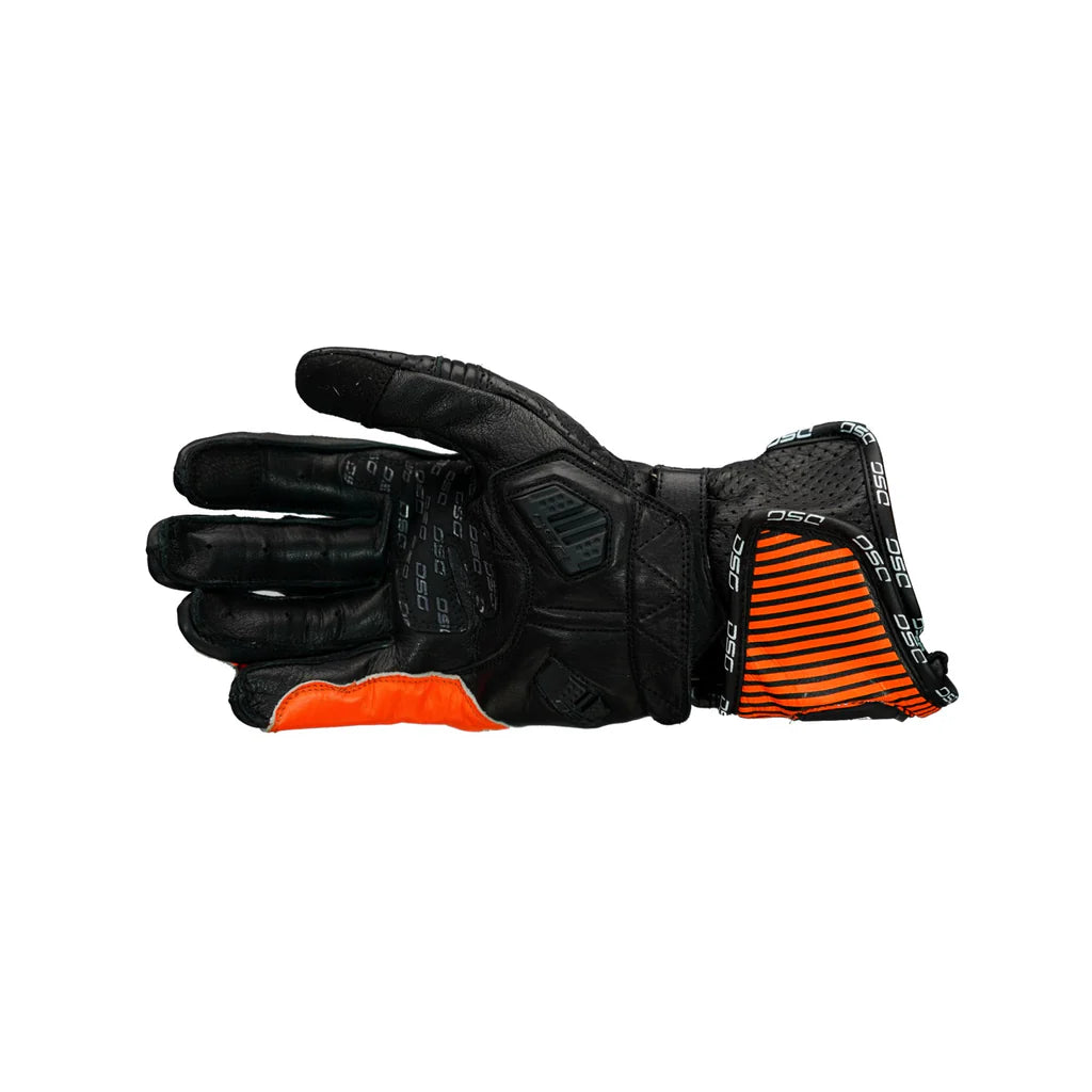 Race Pro Glove Black Red Fluo White