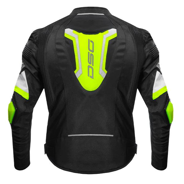 DSG Race Pro V2 Jacket Black Fluro Yellow