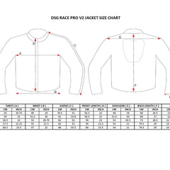 DSG Race Pro V2 Jacket Black Fluro Yellow