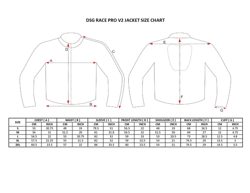 DSG Race Pro V2 Jacket Black Fluro Yellow