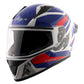 Bolt Rapid White Blue Helmet