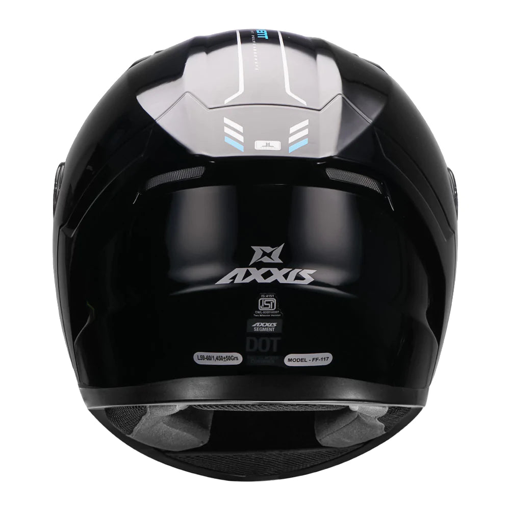 AXXIS SEGMENT SOLID BLACK HELMET