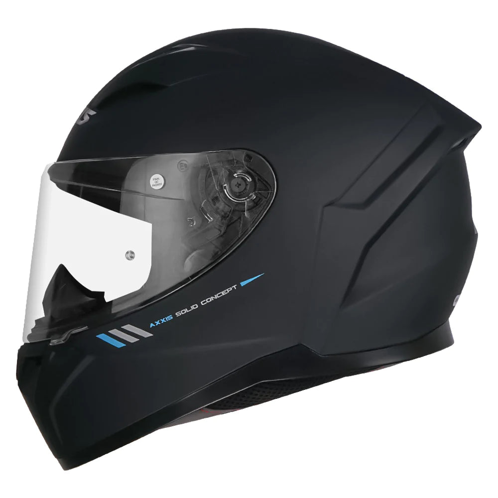 AXXIS SEGMENT SOLID BLACK HELMET
