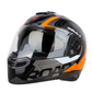 SBA-7 ROAD MAT BLACK WITH ORANGE (WITH INNER SUNSHIELD)