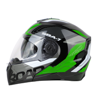 SBA-7 ROAD MAT BLACK WITH GREEN (WITH INNER SUNSHIELD)