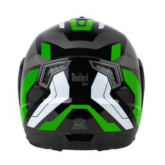 SBA-7 ROAD MAT BLACK WITH GREEN (WITH INNER SUNSHIELD)