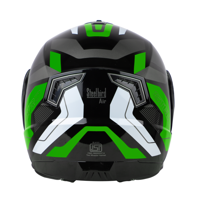 SBA-7 ROAD MAT BLACK WITH GREEN (WITH INNER SUNSHIELD)