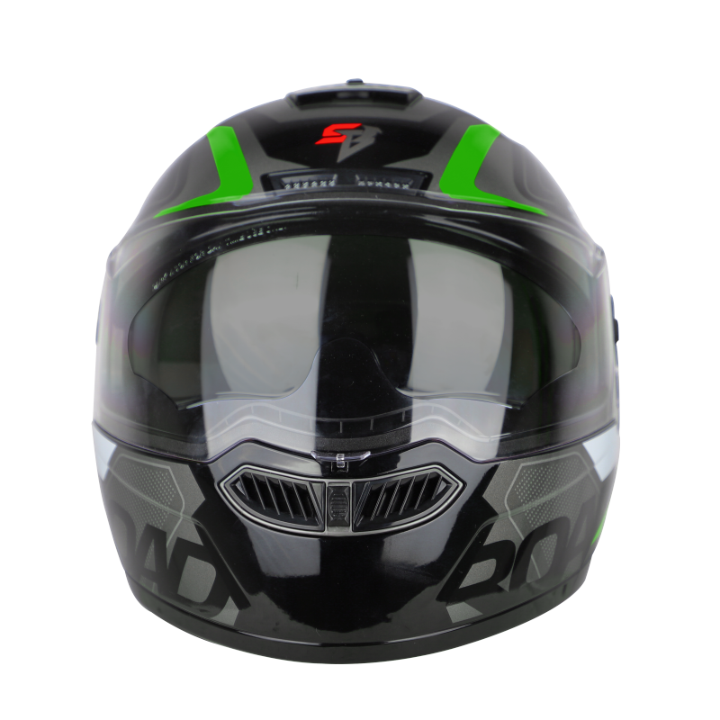 SBA-7 ROAD MAT BLACK WITH GREEN (WITH INNER SUNSHIELD)